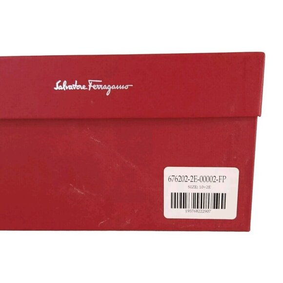 Salvatore Ferragamo Dion Slip On Sneaker Size 43.5 10.5 EE Mens Black $595 - Picture 13 of 16